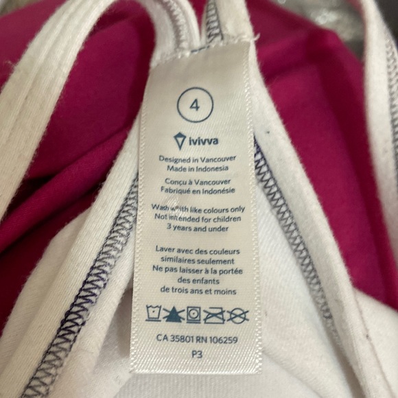 Ivivva White Spaghetti Strap Tank Top - Picture 5 of 5